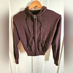 Cute brown knit sweater